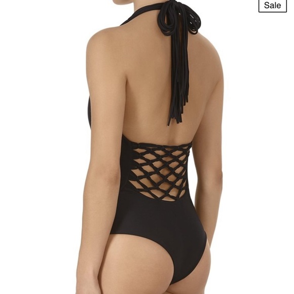 Mikoh Other - MIKOH new black Manu halter one piece